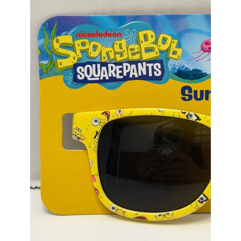 Nickelodeon SpongeBob SquarePants Sunglasses Yellow Character Print New